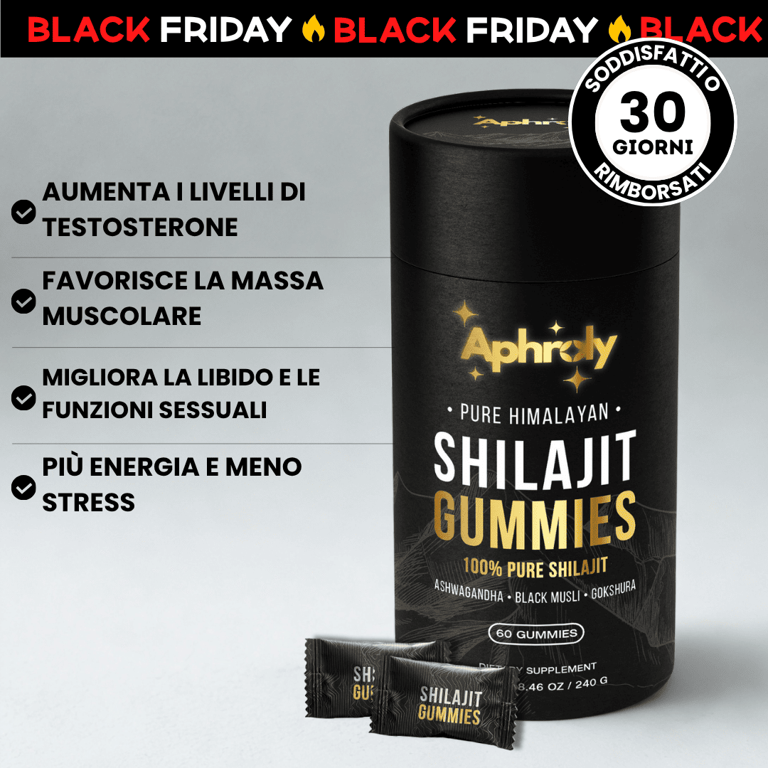 Gummies di Shilajit Puro dell’Himalaya – Aphroly®