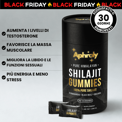 Gummies di Shilajit Puro dell’Himalaya – Aphroly®