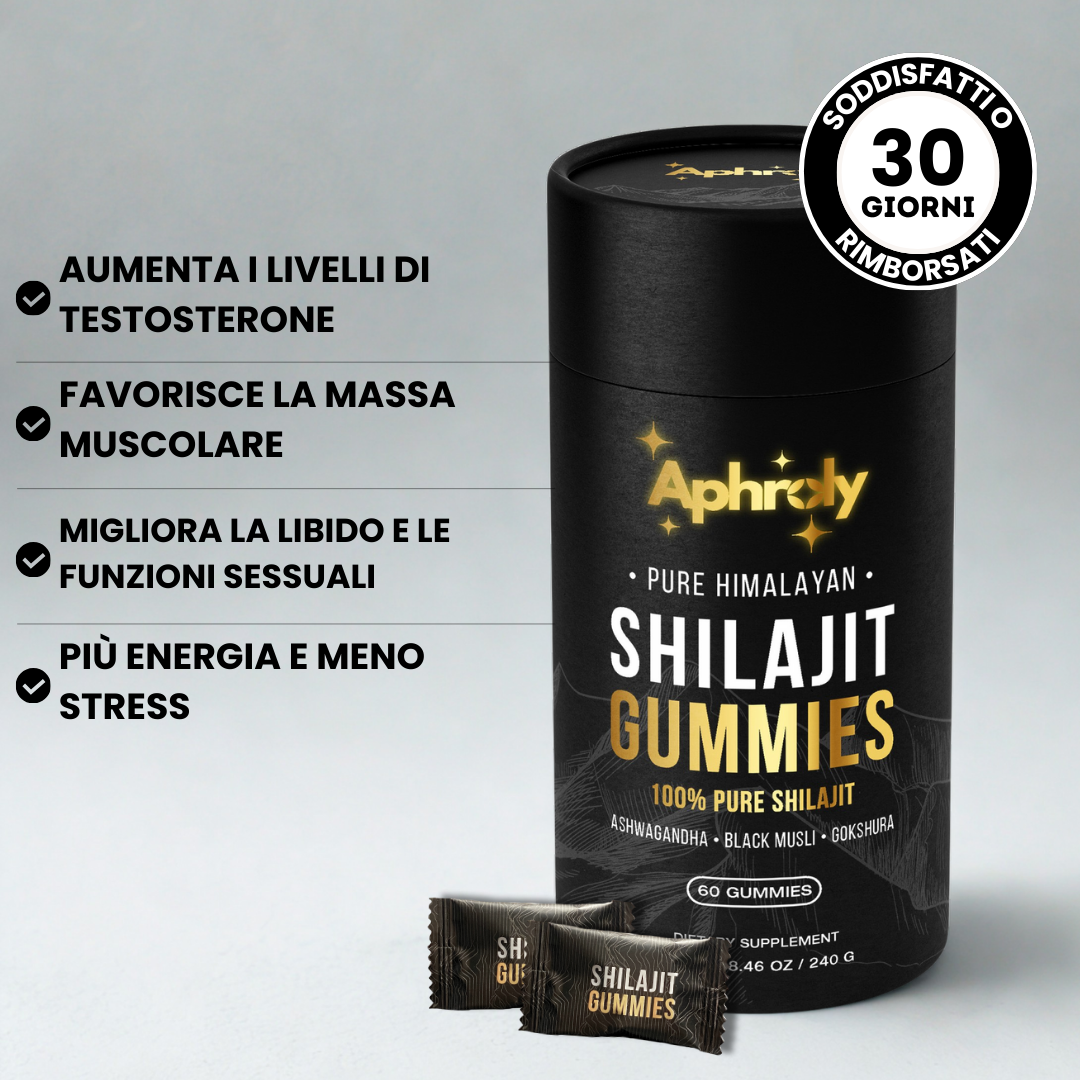 Gummies di Shilajit Puro dell’Himalaya – Aphroly®